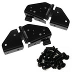 Windshield Hinges Pair for Jeep Wrangler CJ5, CJ7 (1976–1995) Black