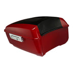 King Trunk for Harley Touring (2014–2023) Billiard Red/Vivid Black