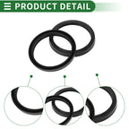 Set of 5 Oil Seal Rotary Shaft Seal NBR Rubber 45x53x5mm