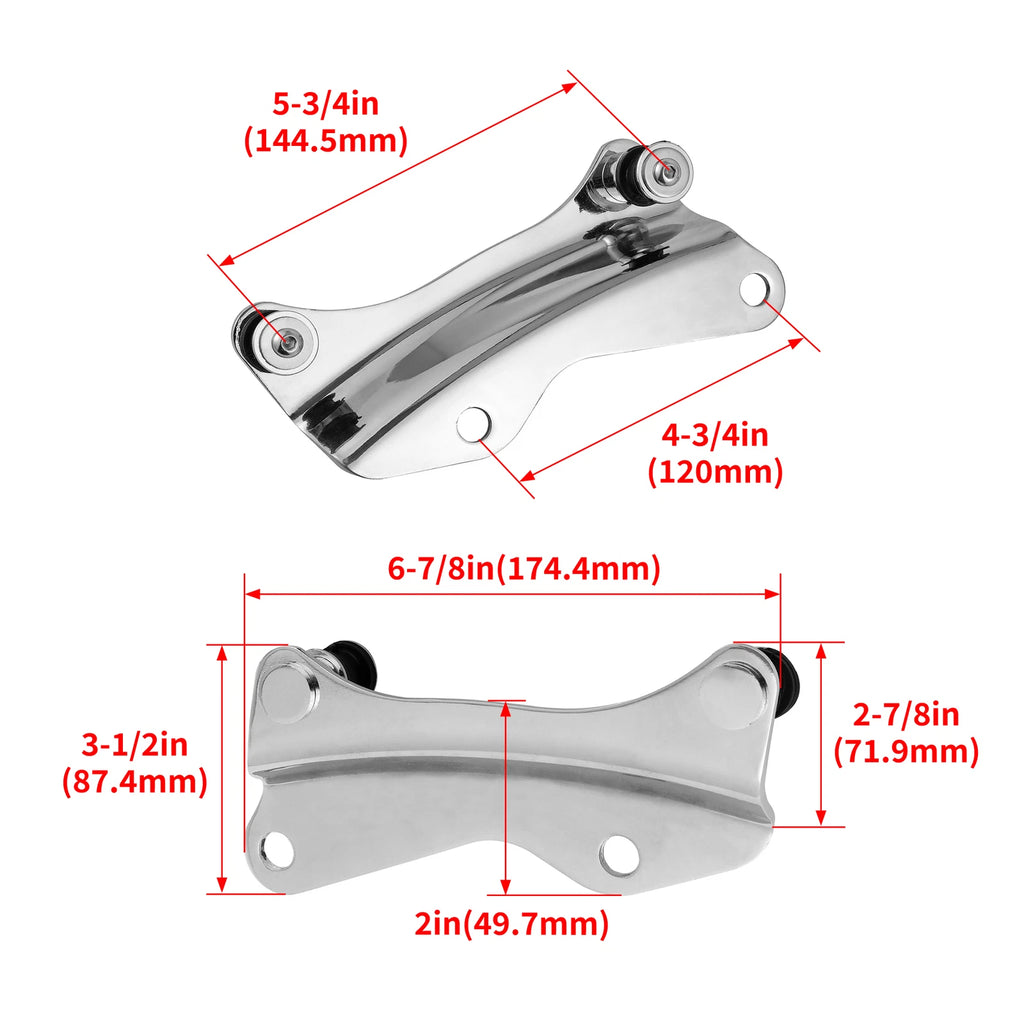 Luggage Trunk Mount Rack Docking Hardware for Harley Road Street Glide (2014–2026)