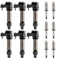 6X Ignition Coil + 6X Iridium Spark Plug for Chevrolet Impala Buick Enclave (2006–2019)
