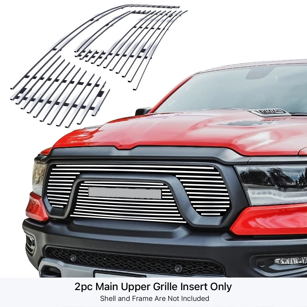 Stainless Chrome Billet Grille Insert for Ram 1500 Rebel (2019-2024)
