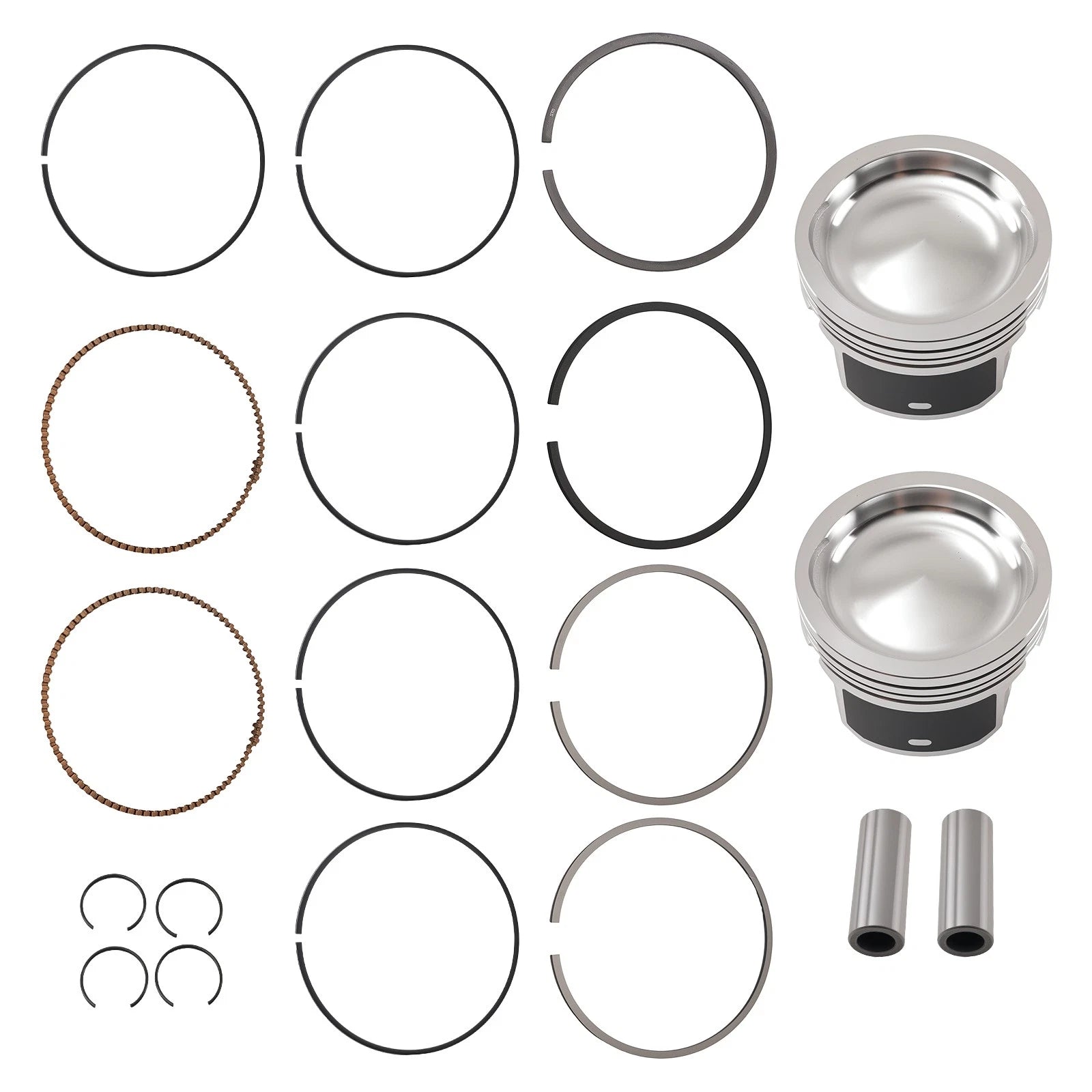80mm Piston Rebuild Kit for Polaris RZR S 800, Sportsman 800 (2009–2014) 2203715