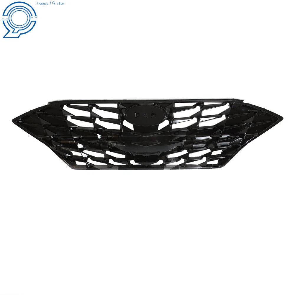 Front Upper Grille for Hyundai Sonata (2020-2021) Gloss Black
