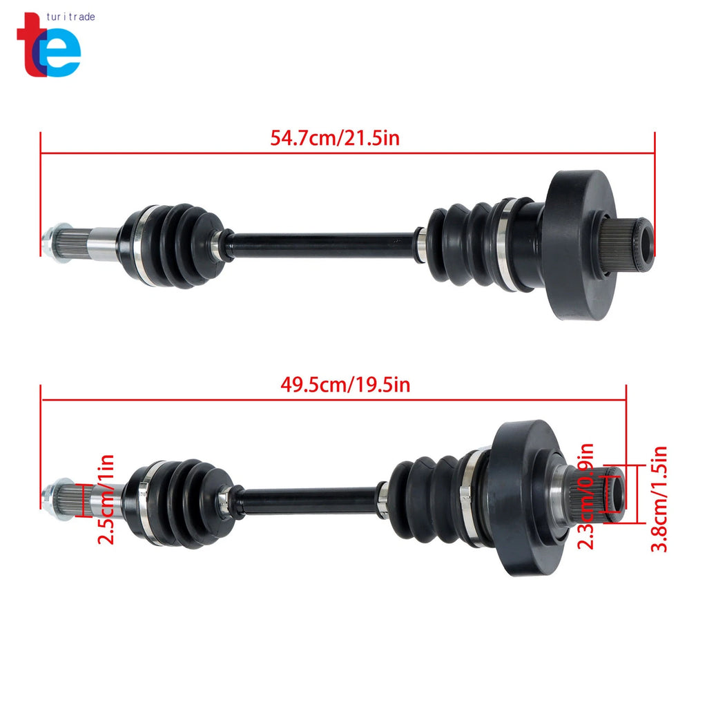 Set of 2 CV Axles for Yamaha Grizzly 660 YFM660 FA (2003–2008)