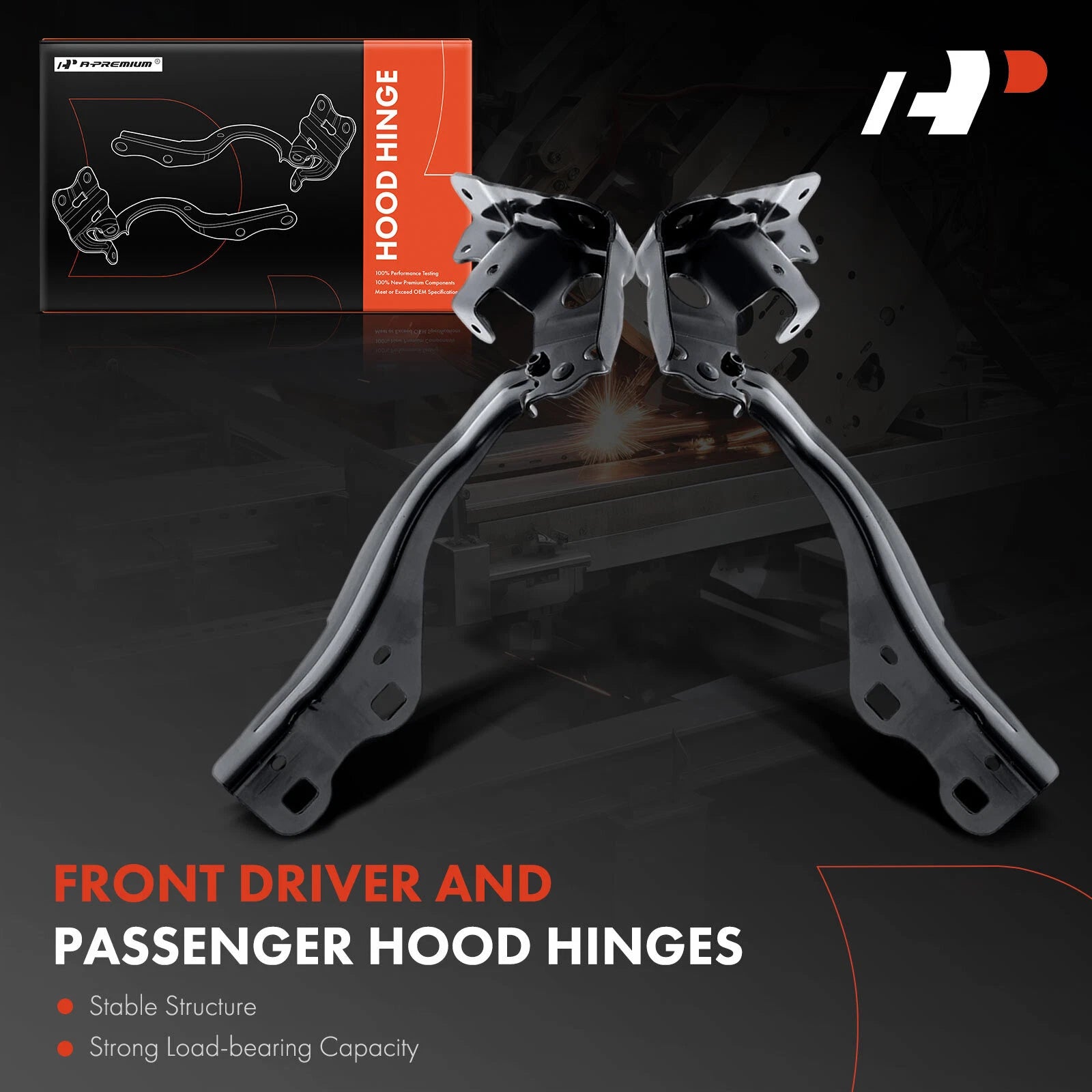 2Pcs Hood Hinge for Ford Bronco (2021-2023)