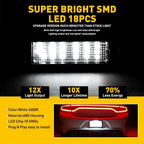 LED License Plate Light Lamp Assembly for Dodge Charger Challenger 300 (2006–2023)