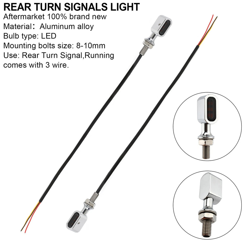 LED Rear Mini Turn Signal Indicator for Harley Sportster Touring Dyna