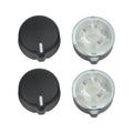 Set of 4 Air Conditioner Control Button Knobs for Mercedes C Class W203 (2001–2007)