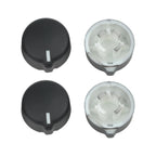 Set of 4 Air Conditioner Control Button Knobs for Mercedes C Class W203 (2001–2007)