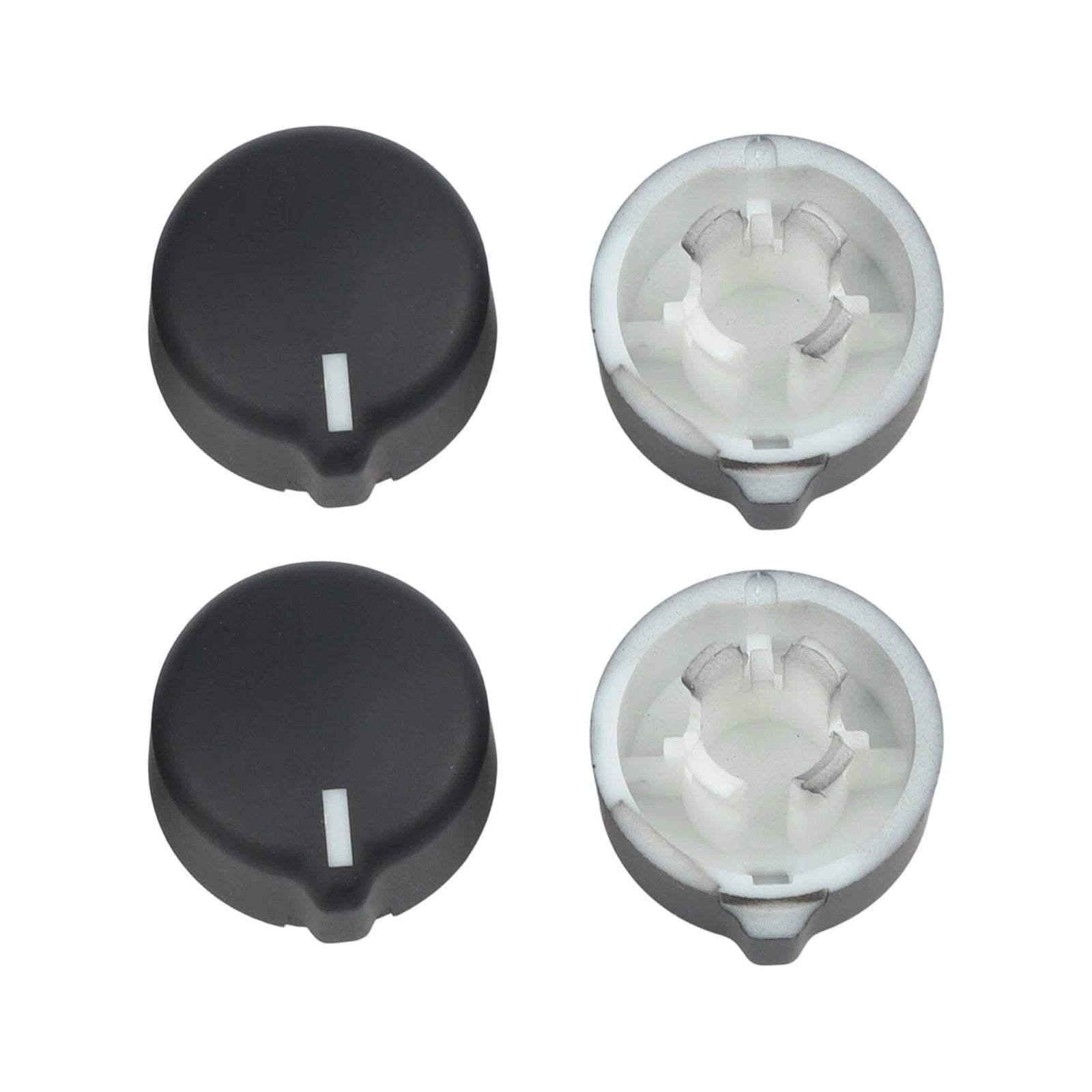Set of 4 Air Conditioner Control Button Knobs for Mercedes C Class W203 (2001–2007)