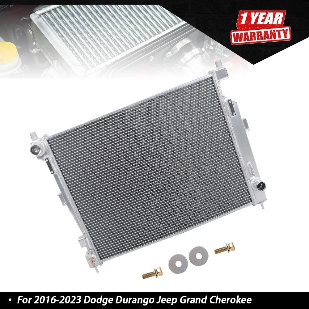 3 Row Aluminum Radiator for Dodge Durango Jeep Grand Cherokee (2016â2023)