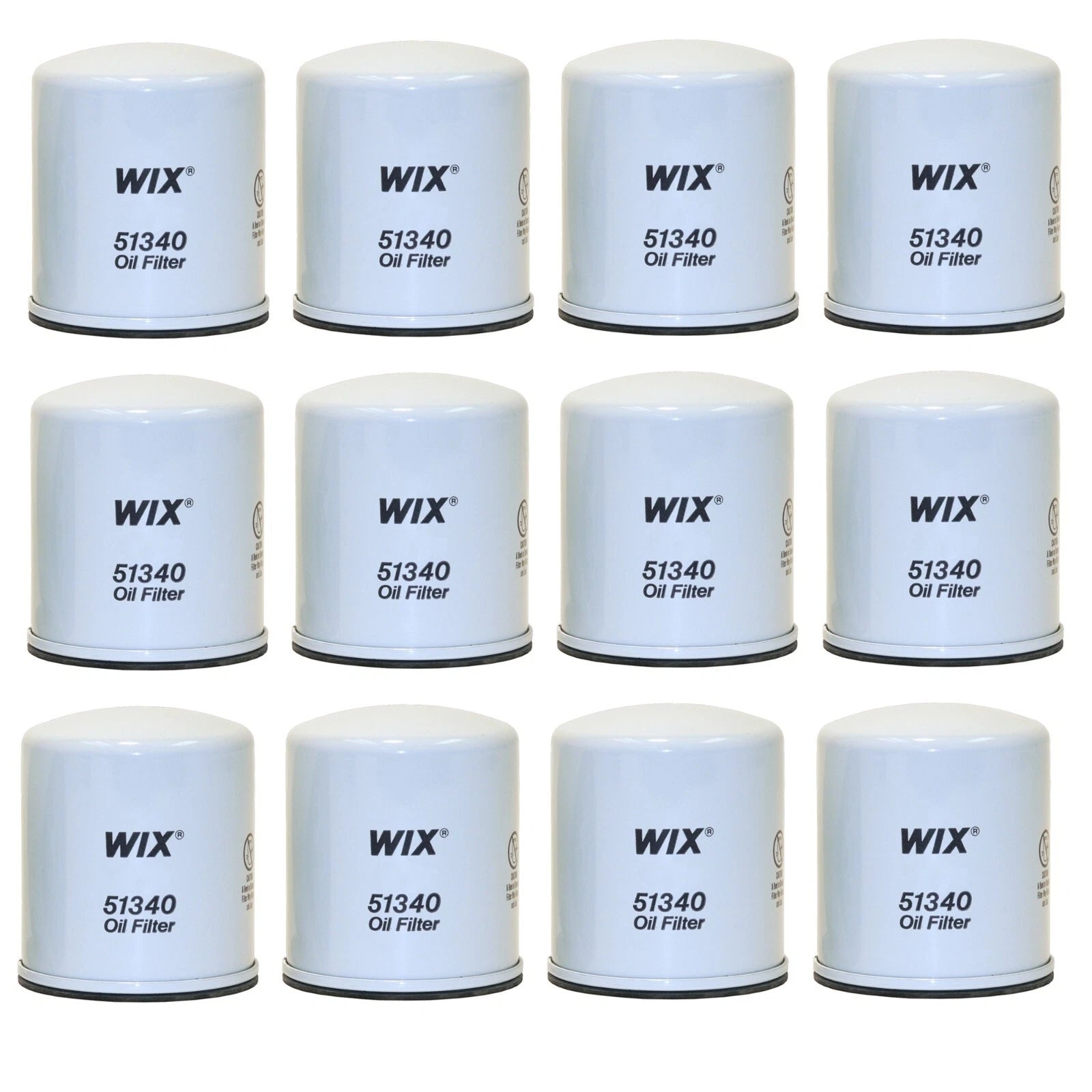 Set of 12 Engine Oil Filters for Chevy G30, Peugeot 304, 404, 504, 505