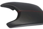 Leather Console Lid Armrest Cover for Cadillac ATS (2013–2019) Red Stitch