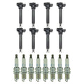 Set of 8 Ignition Coils & NGK Laser Platinum Spark Plugs for Audi R8 RS4 RS5 (2008–2021)