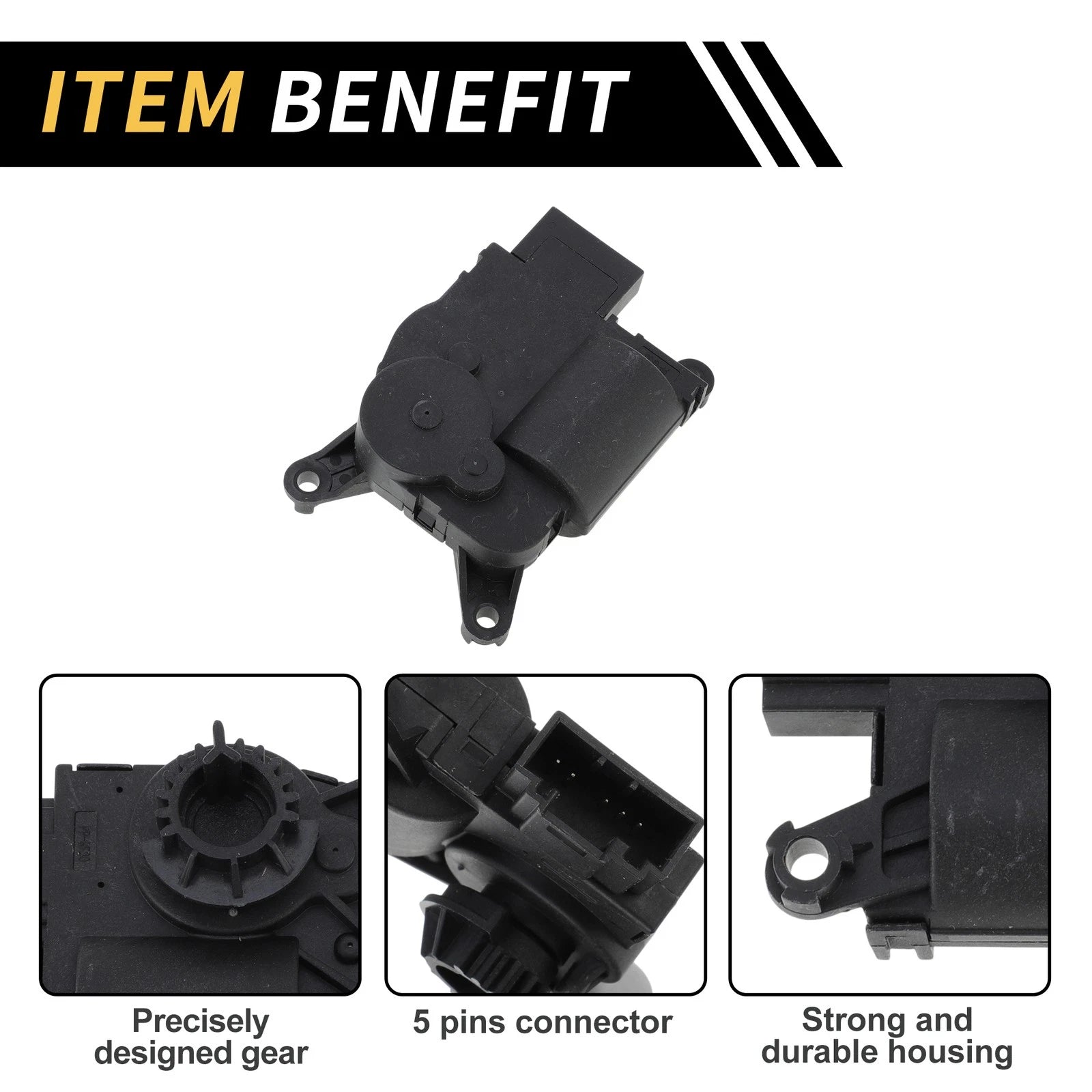 HVAC Heater Blend Door Actuator for Volkswagen Tiguan (2012–2016) No. 2Q0907511G