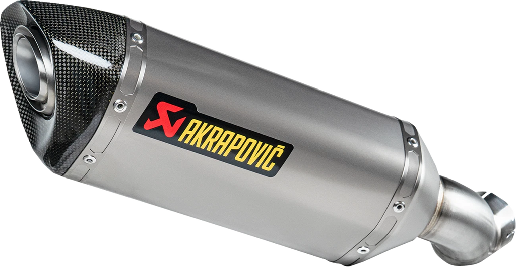 Akrapovic Slip-On Muffler for Kawasaki Z900 (2017–2023) - Titanium ECE