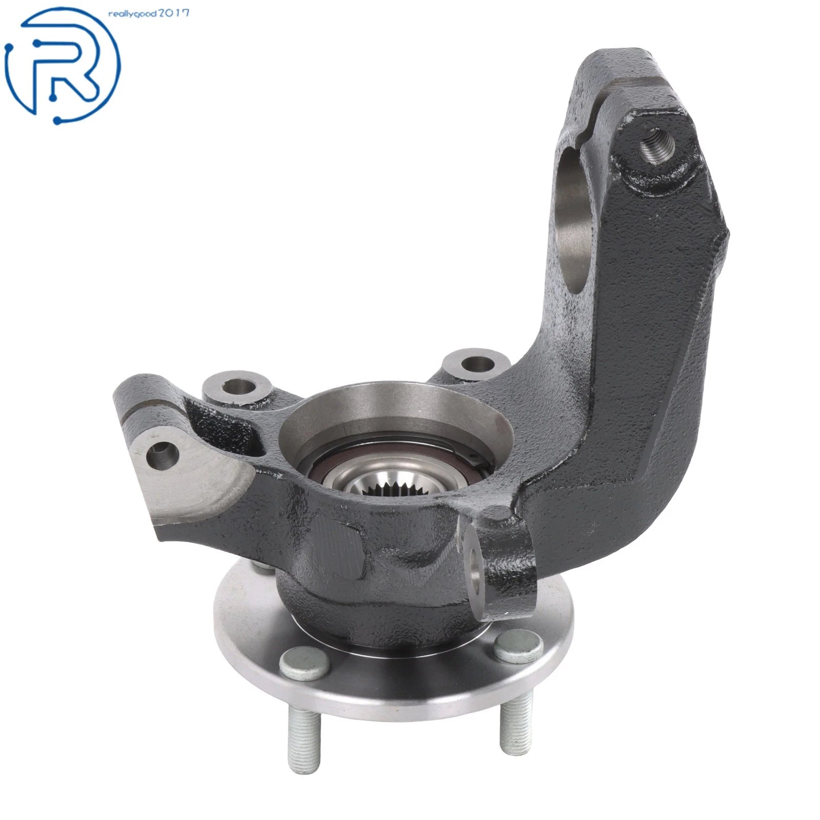 Front Right Steering Knuckle & Wheel Hub Bearing Assembly for Ford Focus (2000–2018) 698-406