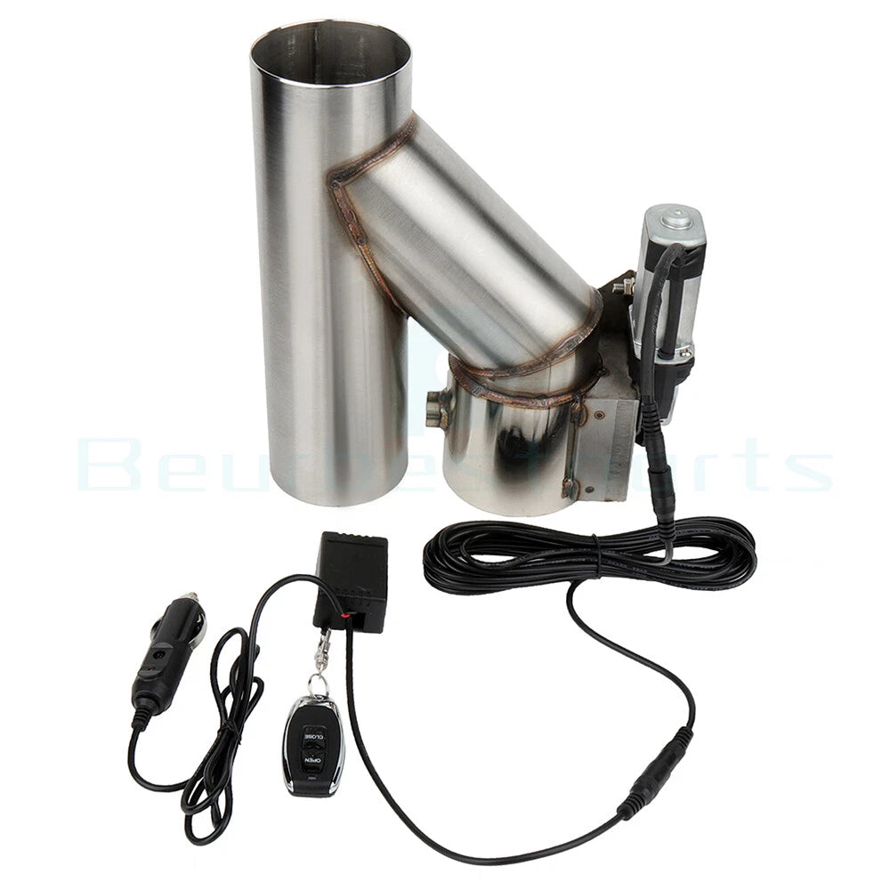 2.5" 63mm SS Electric Exhaust System for