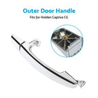 LH Front Outer Door Handle Chrome for Holden Captiva (2006–2018)