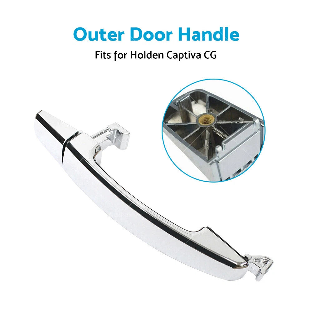 LH Front Outer Door Handle Chrome for Holden Captiva (2006–2018)