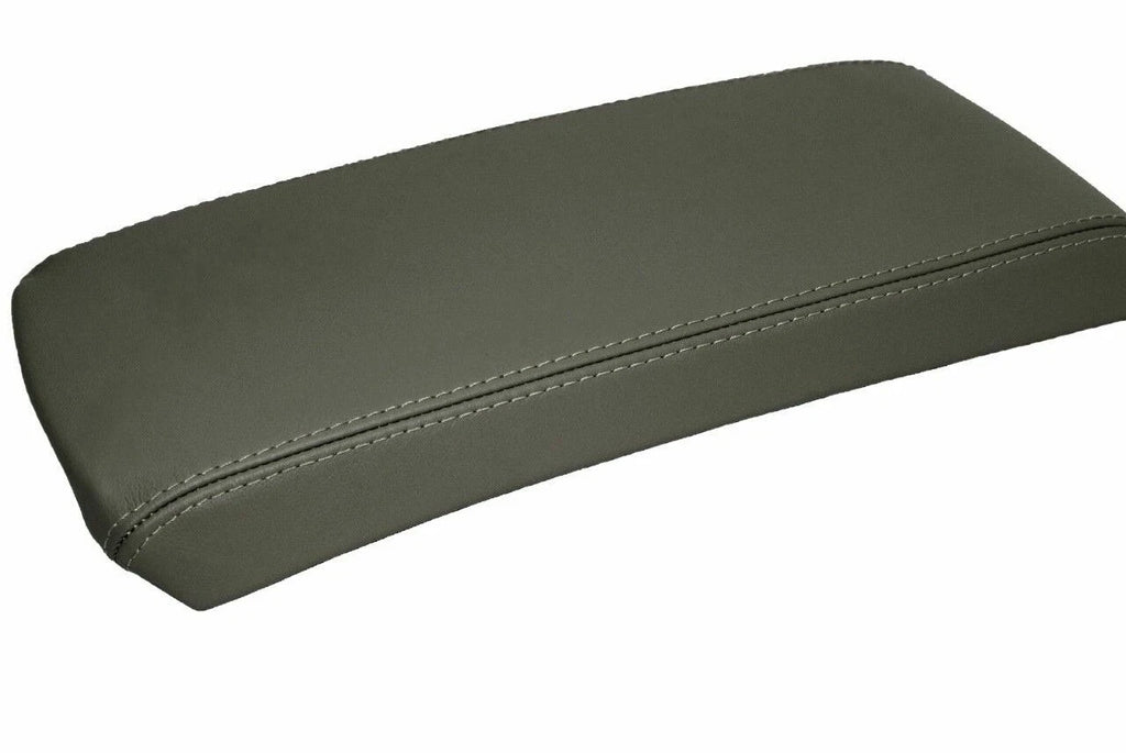 Leather Console Lid Armrest Cover for Nissan Altima (2007–2012) Gray