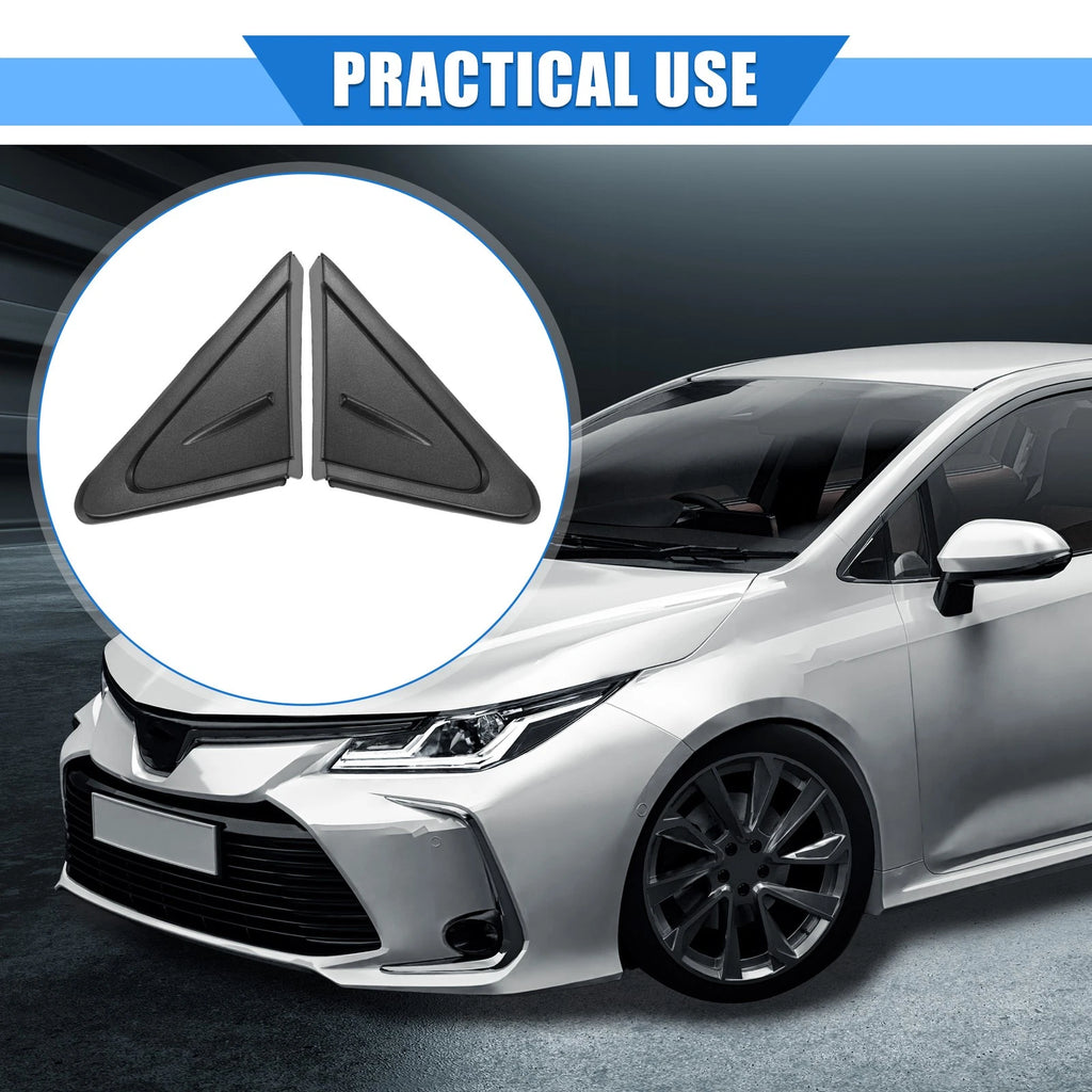 1 Pair Side Rear View Mirror Corner Triangle Trim for Toyota Corolla (2020–2021)