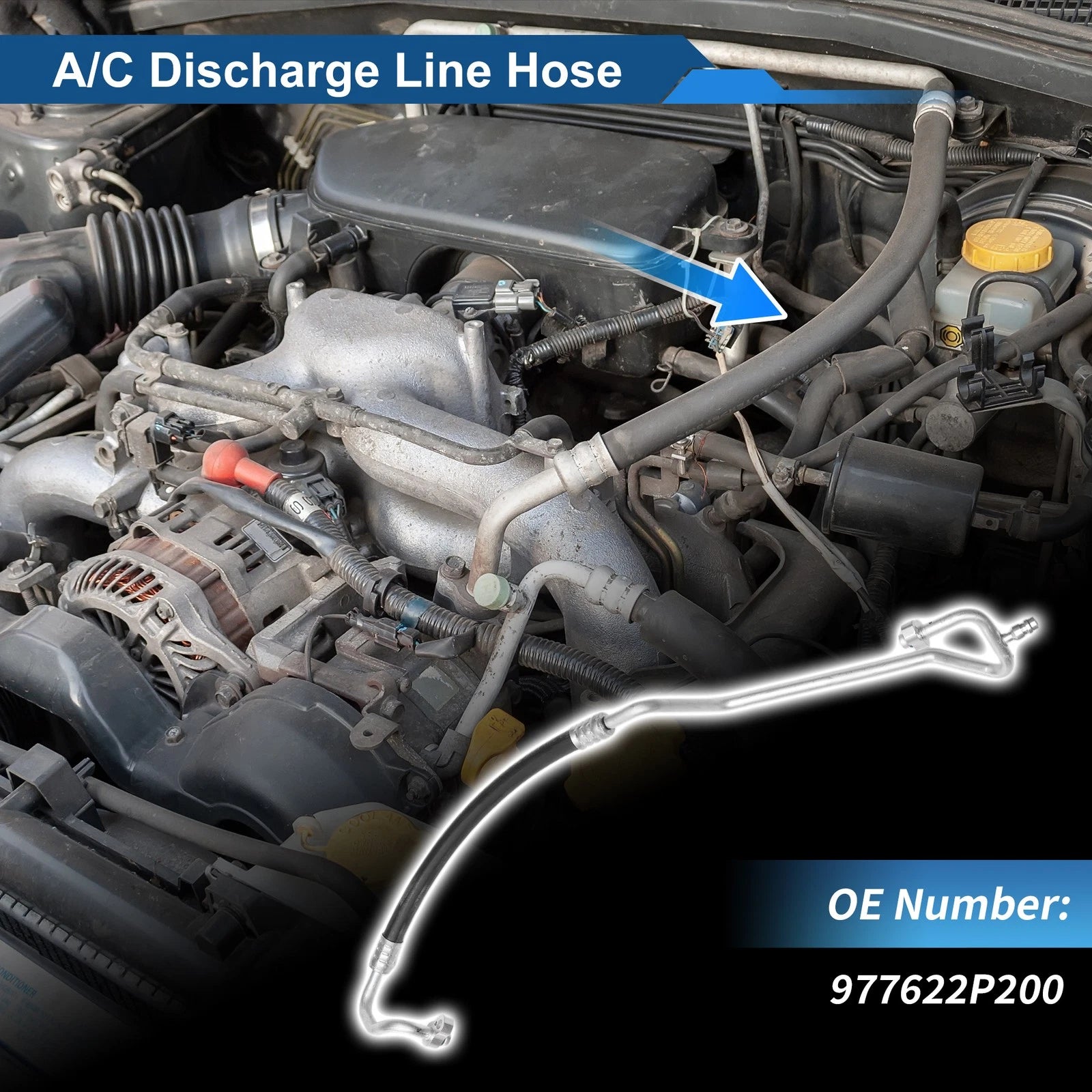 A/C Refrigerant Liquid Hose for Kia Sorento (2011–2015) No. 977622P200
