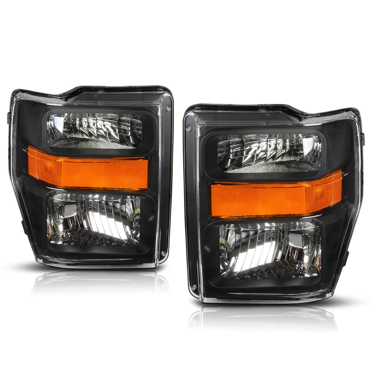 Headlight Amber Corner Lamps for Ford F250/F350 Super Duty (2008–2010)