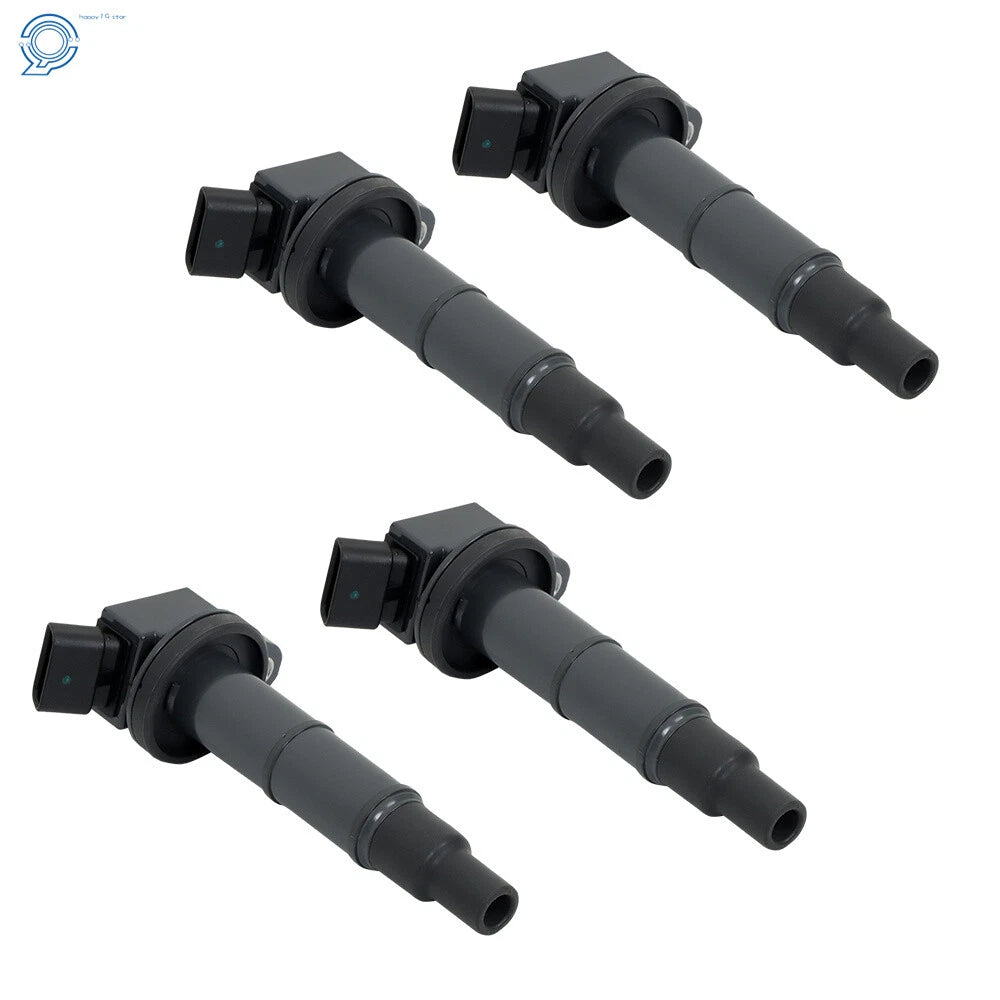 Set of 4 Ignition Coils for Toyota Lexus Pontiac Scion (2001–2015) 90080-19023 UF333