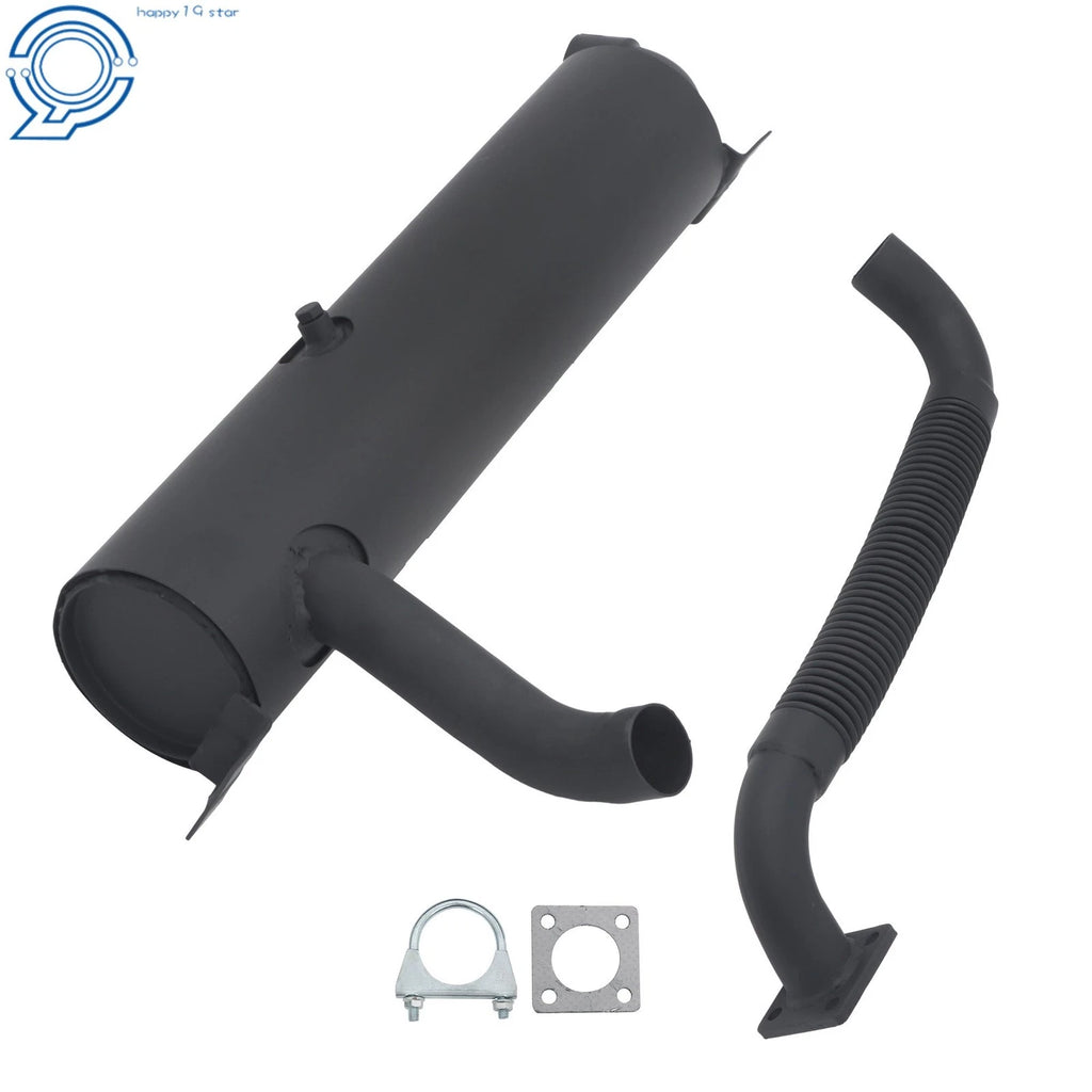 Muffler & Exhaust Pipe Kit 6676728 6677371 for Bobcat S175 S205 S185 S150 T190 (2000–2023)