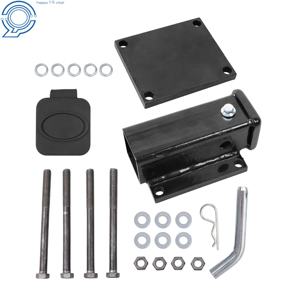 4" Square RV Bumper Receiver Adapter for Hitch Mount Bike Rack
