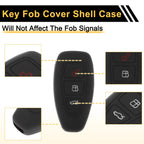 Black Car Key Case for Ford Fiesta IV (1995–2002) - 3 Buttons