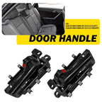 Set of 2 Front Interior Door Handles for Kia Forte (2010–2013) Black PY