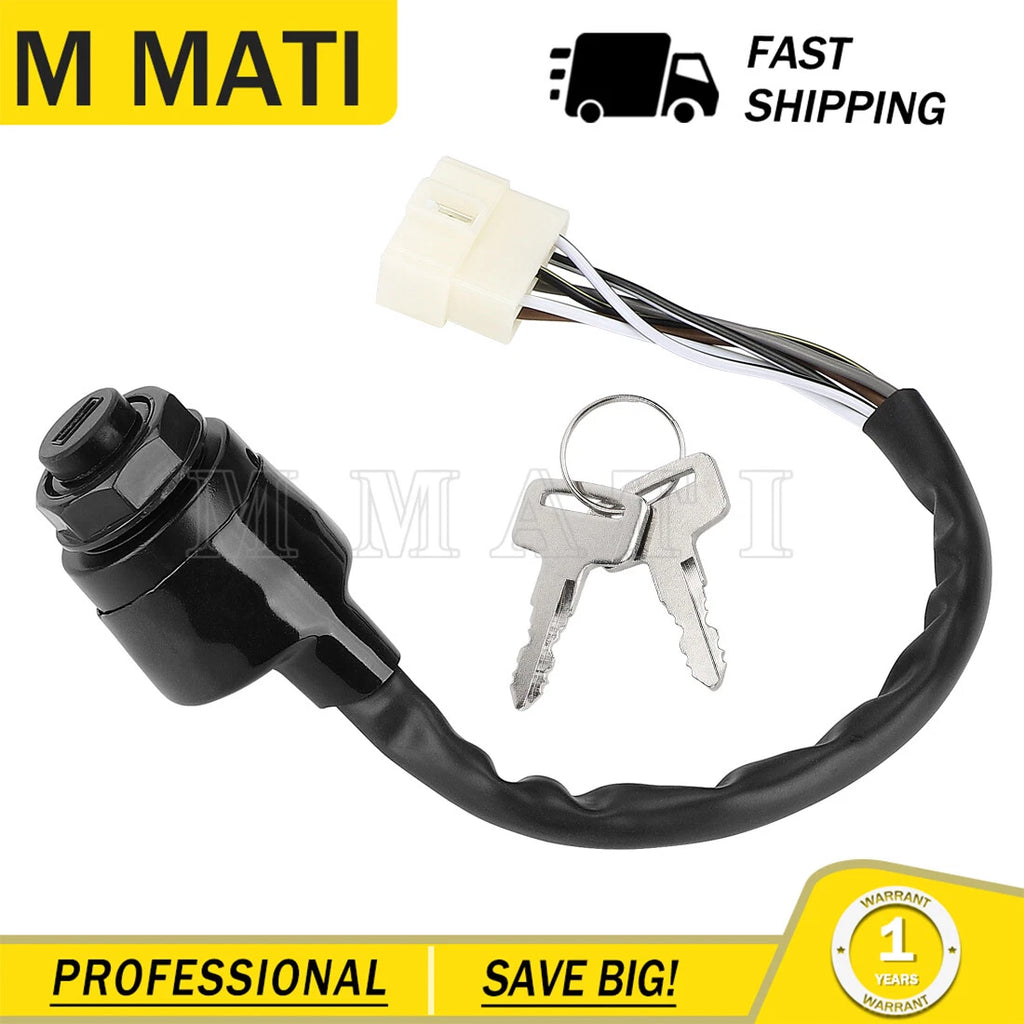 Ignition Key Switch for Kawasaki Mule 600 KAF400 (2005–2016)