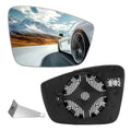 Right Heated Mirror Glass for VW Jetta Passat (2011–2018)
