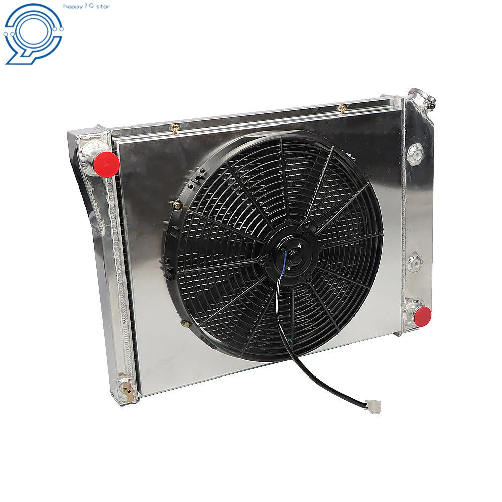 3-Row Aluminum Radiator with Shroud Fan Kit for Chevy El Camino (1971–1987)