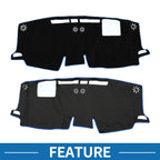 Dashboard Cover Mat for Toyota Sienna (2011–2023) - Sun Protector Pad Black Blue