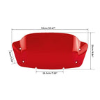 Red Windscreen for Harley CVO Street Glide (2023-2025)