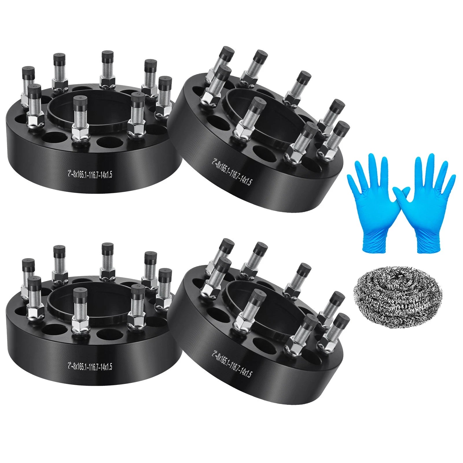 4PCS 2" Hub Centric Wheel Spacers for Chevy Hummer (2007–2007)