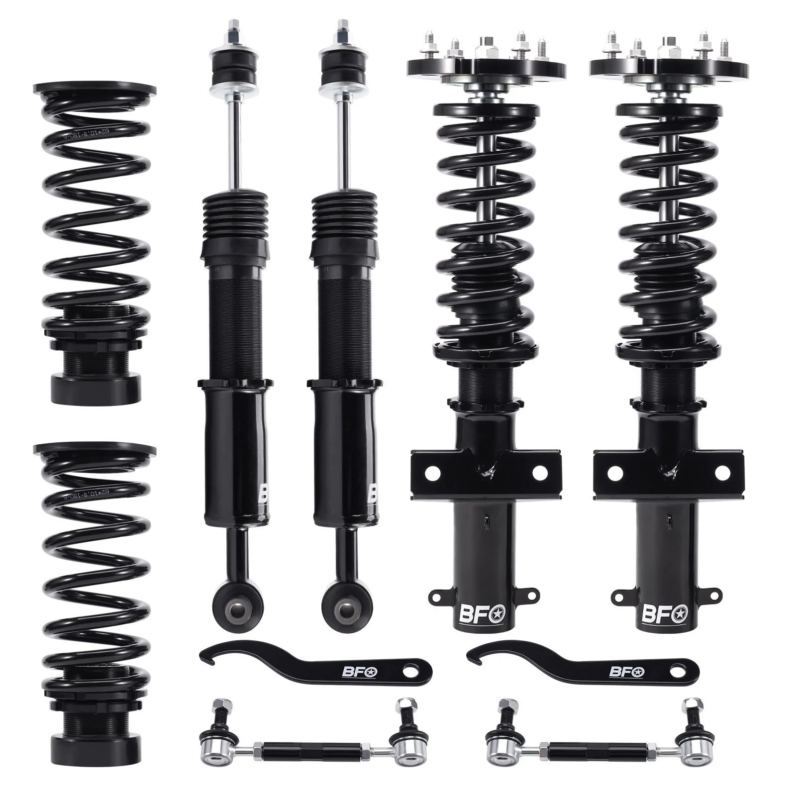 Set of 4 Coilover Spring & Shock Assembly for Ford Mustang (2005–2014)