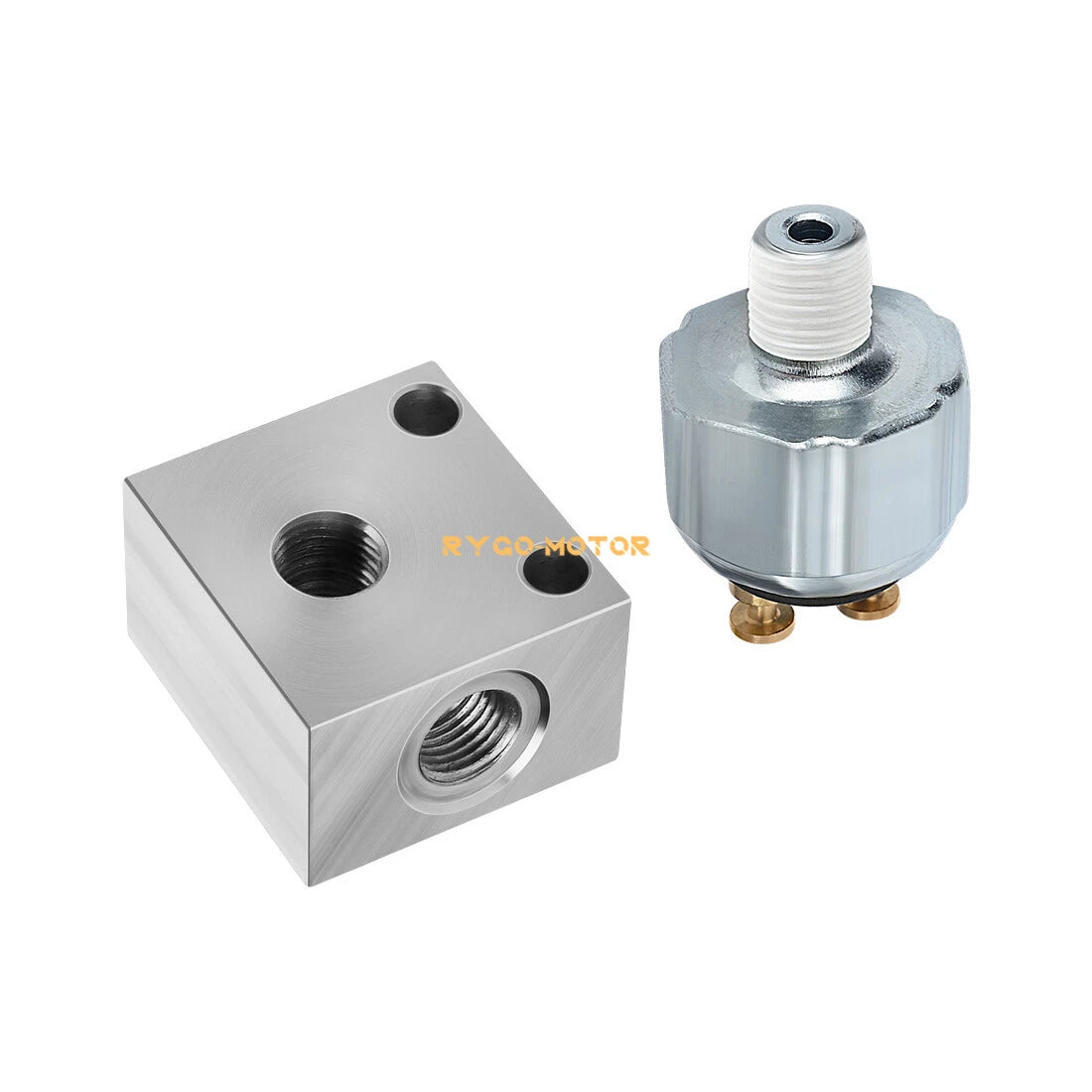 Brake Cross Fitting & Stoplight Pressure Switch for Polaris RZR Ranger (570–800)