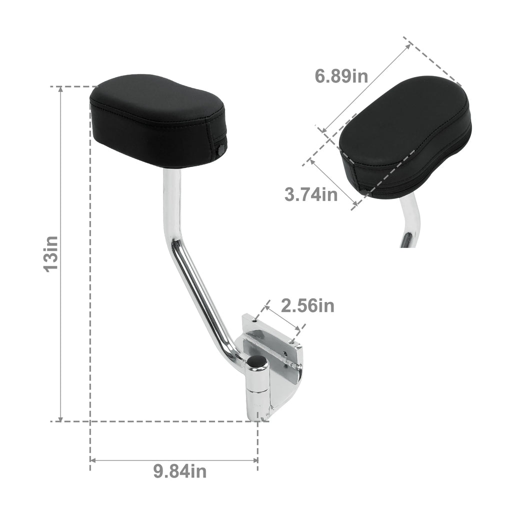 Adjustable Rear Passenger Armrest for Honda Goldwing 1800 GL1800 (2018–2019)