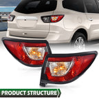 Set of 2 Outer Tail Light Assemblies for Chevrolet Traverse (2013–2017)