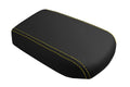 Leather Console Lid Armrest Cover for Toyota Corolla (2009–2013) Yellow Stitch