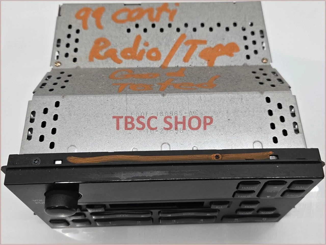 Radio Tape Player for Lincoln Continental (1999–2002) XF3F-18C870-AD