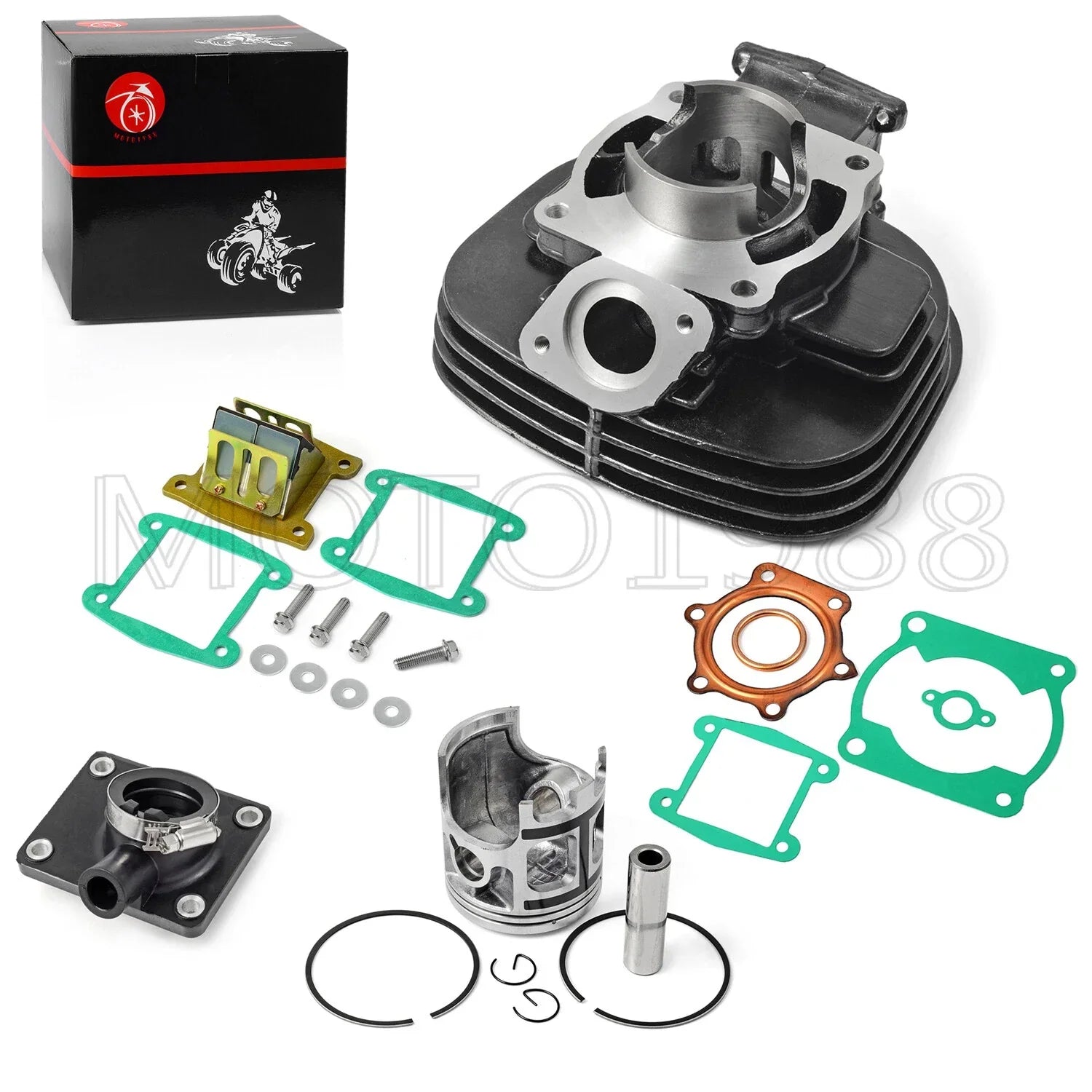 Top End Kit Cylinder Carb Boot Piston Gasket for Yamaha Blaster (1988–2002)