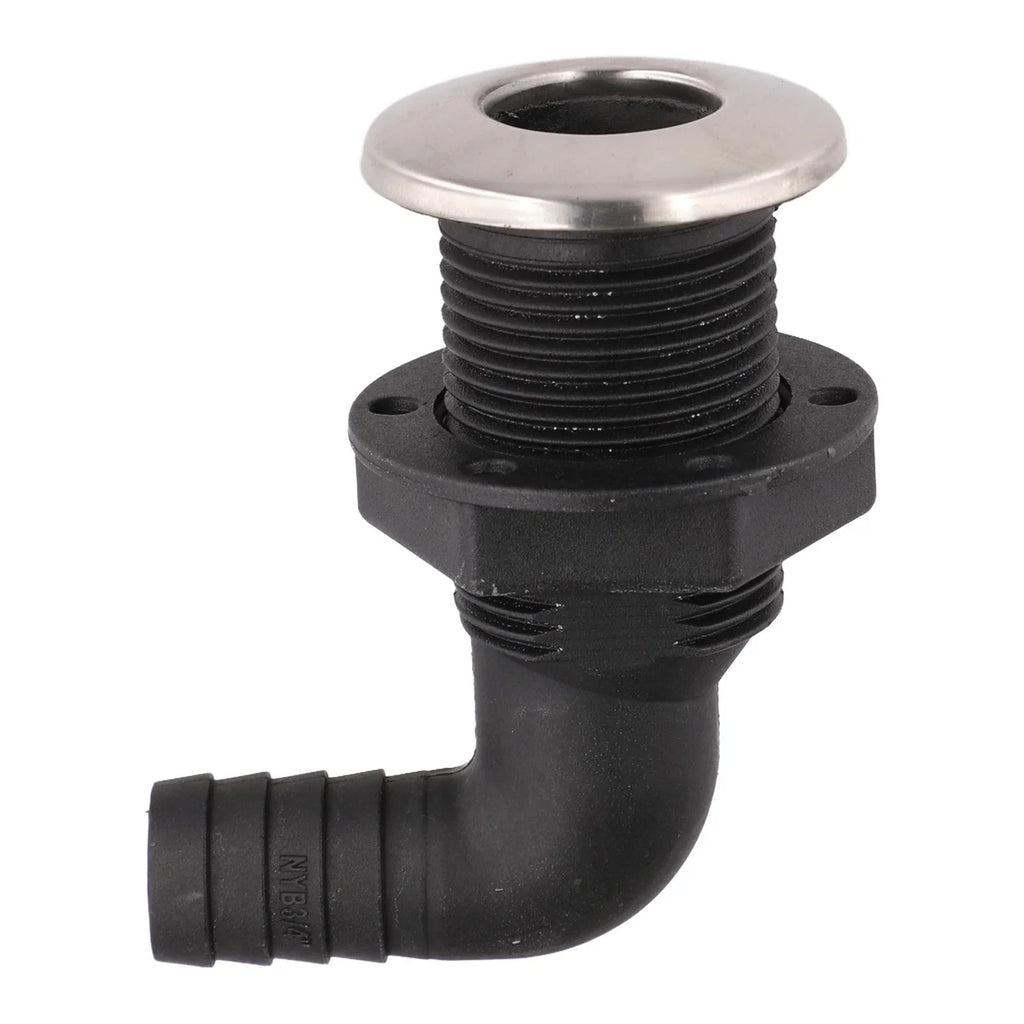 1 x Bilge Pump Fitting 33MM Bilge Thru Elbow Hull Fitting for Boat