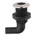 1 x Bilge Pump Fitting 33MM Bilge Thru Elbow Hull Fitting for Boat
