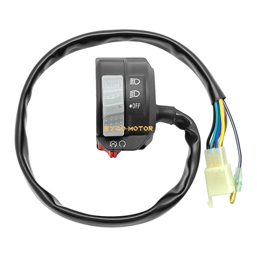 Left Handlebar Start Stop Switch for Yamaha Warrior 350 YFM350X (1996–2001)